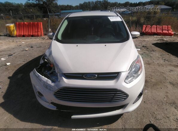 1FADP5BUXGL120848 2016 FORD C-MAX HYBRID White Widok zestawu wskaźników