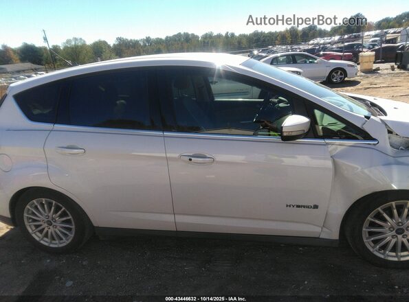 1FADP5BUXGL120848 2016 FORD C-MAX HYBRID White Widok wnętrza z tyłu