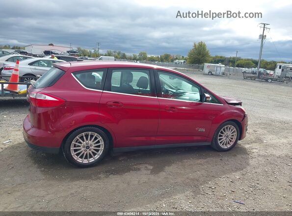 1FADP5CU3GL103811 2016 FORD C-MAX ENERGI Red უკანა სალონის ხედი