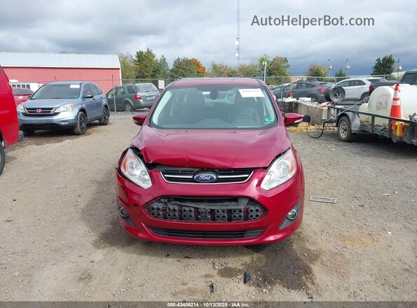 1FADP5CU3GL103811 2016 FORD C-MAX ENERGI Red ხელსაწყოთა პანელის ხედი