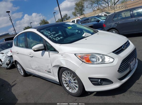 1FADP5CU3GL113724 2016 FORD C-MAX ENERGI Белый Вид задней части салона