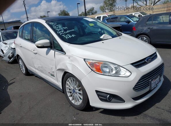 1FADP5CU3GL113724 2016 FORD C-MAX ENERGI Белый Передняя правая четверть