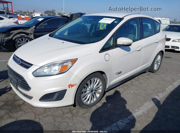 1FADP5EU8HL105696 2017 FORD C-MAX ENERGI Белый Передняя левая четверть
