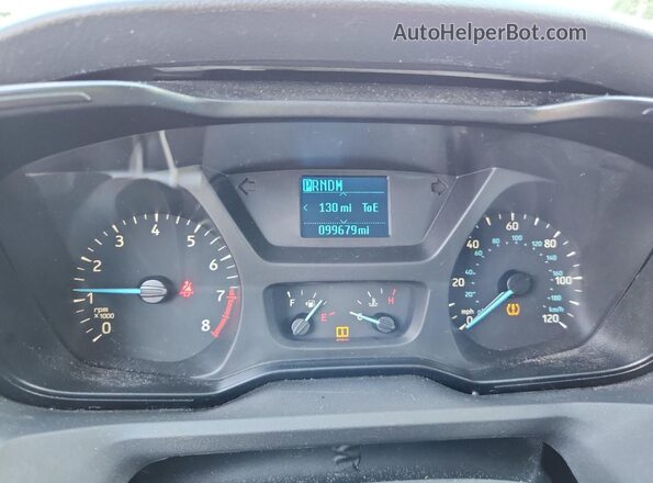 1FBAX2CM0GKB12696 2016 FORD TRANSIT Белый Вид щитка приборов