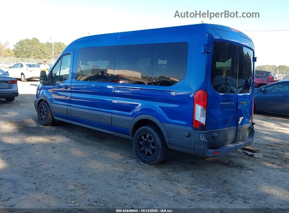 1FBAX2CM7GKB08483 2016 FORD TRANSIT-350 Синий Задняя левая четверть