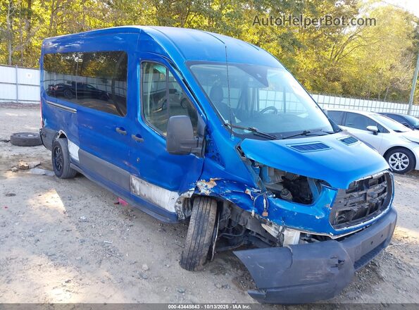 1FBAX2CM7GKB08483 2016 FORD TRANSIT-350 Синий Вид спереди