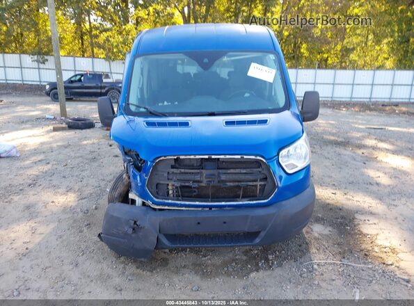 1FBAX2CM7GKB08483 2016 FORD TRANSIT-350 Синий Вид щитка приборов