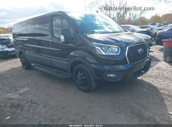 1FBAX9YG1RKB28338 2024 FORD PASSENGER Черный Передняя правая четверть
