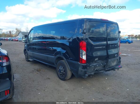 1FBAX9YG1RKB28338 2024 FORD PASSENGER Черный Задняя левая четверть
