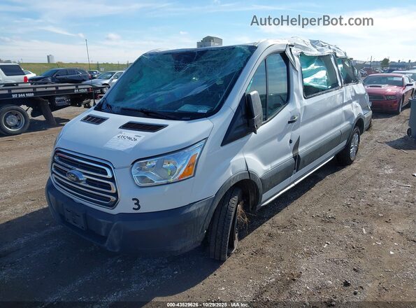 1FBZX2ZM0GKA64482 2016 FORD TRANSIT-350 White წინა მარცხენა ხედი სამი მეოთხედიდან