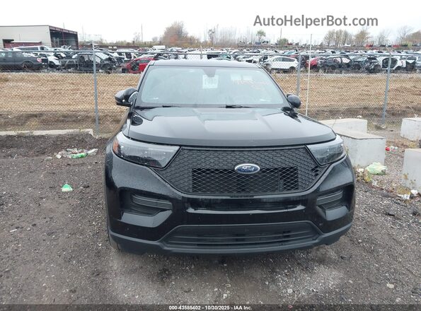 1FM5K8AB0MGA64868 2021 FORD POLICE INTERCEPTOR Black Vista frontal