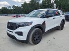 2025 Ford Explorer Police Interceptor White vin: 1FM5K8AB2SGA34378
