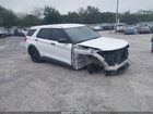 2021 Ford Police Interceptor Utility   White vin: 1FM5K8AB4MGA07489