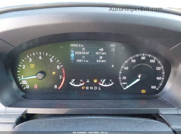 1FM5K8AB7LGA83500 2020 FORD POLICE INTERCEPTOR Черный Вид задних сидений