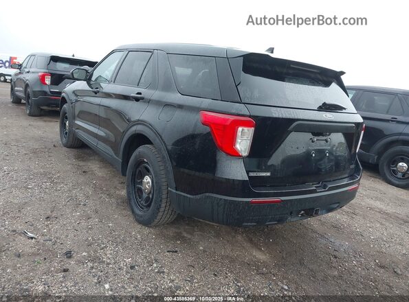 1FM5K8AB8MGA64861 2021 FORD POLICE INTERCEPTOR Black Задня ліва чверть
