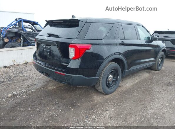 1FM5K8AB8MGA64861 2021 FORD POLICE INTERCEPTOR Black Задня права чверть