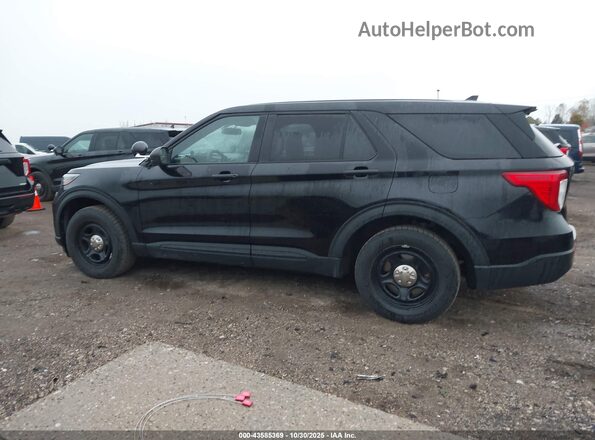1FM5K8AB8MGA64861 2021 FORD POLICE INTERCEPTOR Black Панорамний вид салону 360°