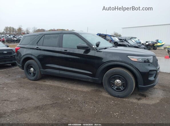 1FM5K8AB8MGA64861 2021 FORD POLICE INTERCEPTOR Black Вид задньої частини салону