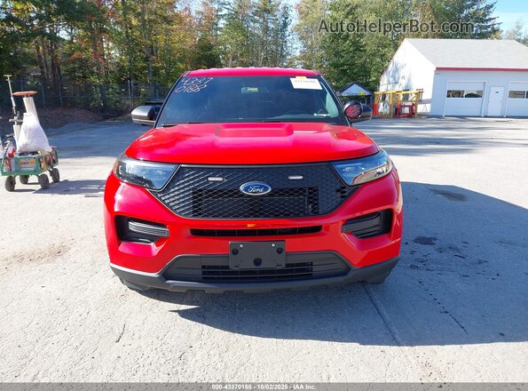 1FM5K8AB9RGA46893 2024 FORD POLICE INTERCEPTOR Красный Вид щитка приборов