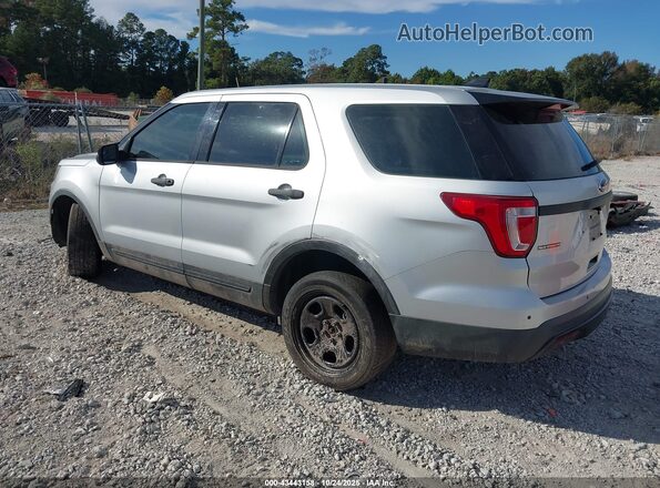 1FM5K8AR8HGD07409 2017 FORD POLICE INTERCEPTOR Silver Tył lewy