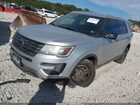 2017 Ford Police Interceptor   Silver vin: 1FM5K8AR8HGD07409