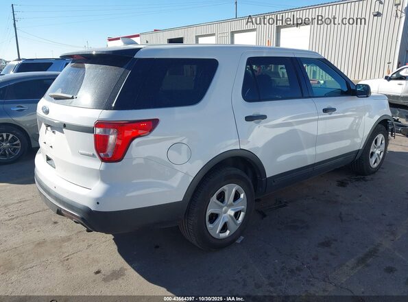 1FM5K8ATXGGC42119 2016 FORD UTILITY POLICE INTERCEPTOR White Tył prawy