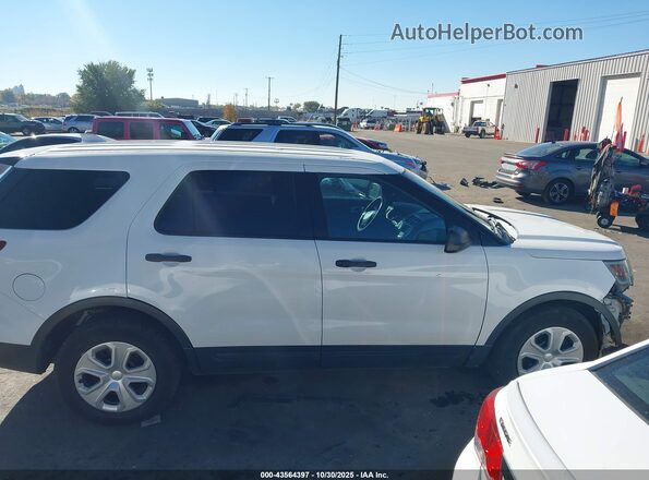 1FM5K8ATXGGC42119 2016 FORD UTILITY POLICE INTERCEPTOR White Widok wnętrza 360 stopni