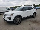 2018 Ford Explorer Xlt White vin: 1FM5K8D80JGA56913