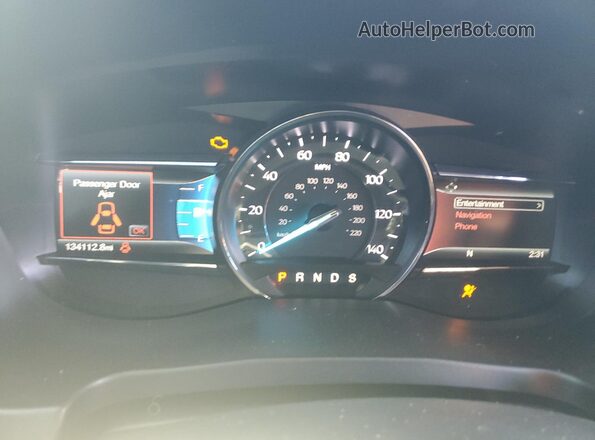 1FM5K8D83HGD82912 2017 FORD FORD EXPLORER Черный Вид щитка приборов