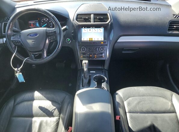 1FM5K8D83HGD82912 2017 FORD FORD EXPLORER Черный Вид панели приборов