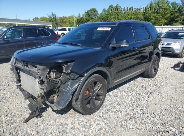 1FM5K8D83HGD82912 2017 FORD FORD EXPLORER Черный Передняя левая четверть