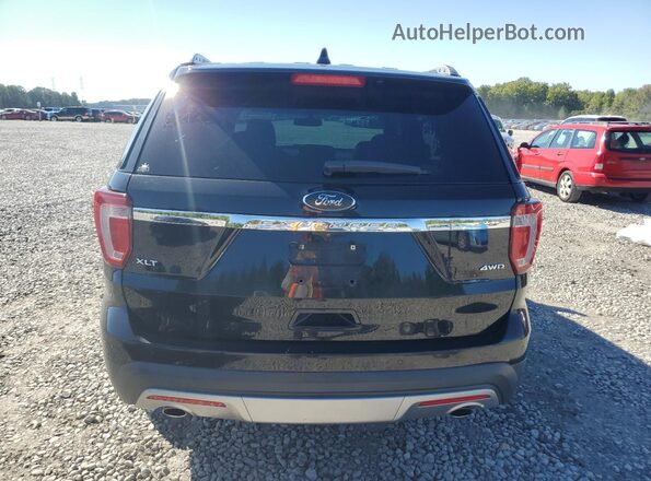1FM5K8D83HGD82912 2017 FORD FORD EXPLORER Черный Вид сзади