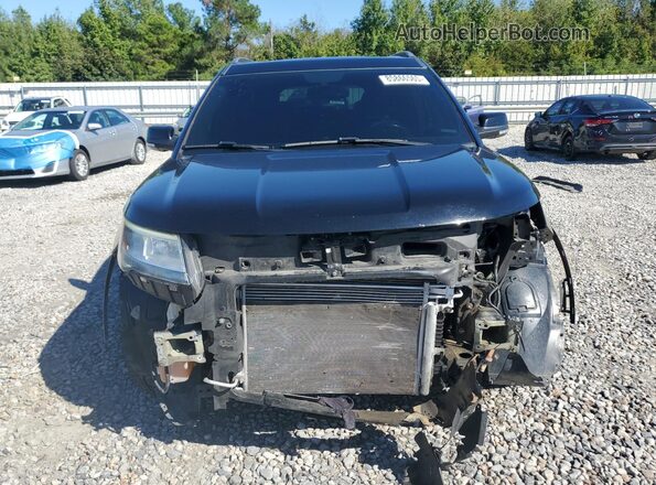 1FM5K8D83HGD82912 2017 FORD FORD EXPLORER Черный Вид спереди