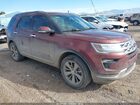 2018 Ford Explorer Limited Brown vin: 1FM5K8F81JGA99072