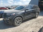 2020 Ford Explorer St Black vin: 1FM5K8GC2LGA04377
