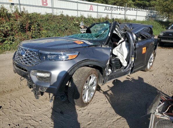 1FM5K8HC2NGA32147 2022 FORD FORD EXPLORER Черный Передняя левая четверть