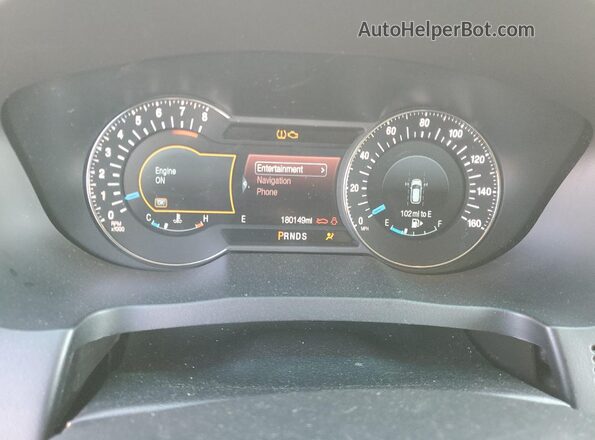 1FM5K8HT5GGA69454 2016 FORD FORD EXPLORER White Vista del cuadro de instrumentos