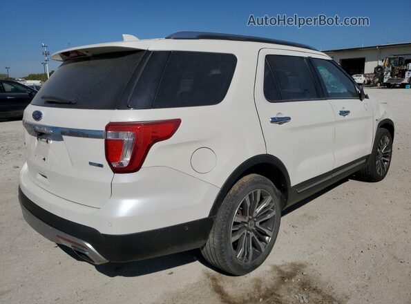 1FM5K8HT5GGA69454 2016 FORD FORD EXPLORER White Trasero derecho
