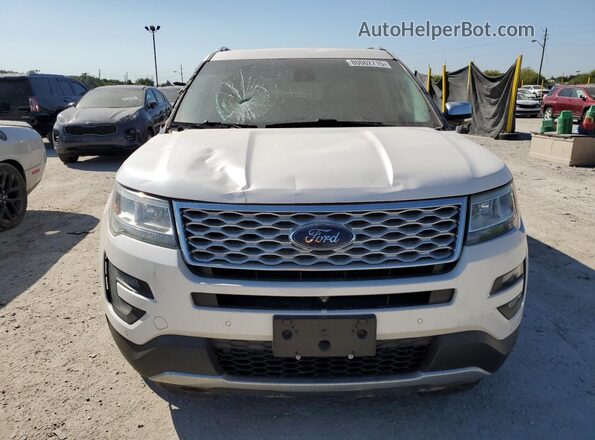 1FM5K8HT5GGA69454 2016 FORD FORD EXPLORER White Vista frontal