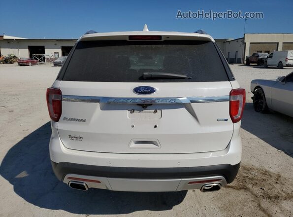 1FM5K8HT5GGA69454 2016 FORD FORD EXPLORER White Vista trasera