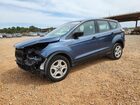 2018 Ford Escape S Blue vin: 1FMCU0F78JUC26993