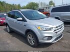 2018 Ford Escape Se Silver vin: 1FMCU9GD6JUC99739