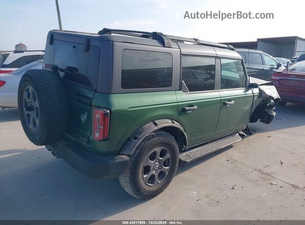 1FMDE5BH4NLB44607 2022 FORD BRONCO Зеленый Задняя правая четверть