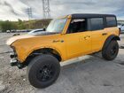 2022 Ford Bronco Base Yellow vin: 1FMEE5DP1NLB81462