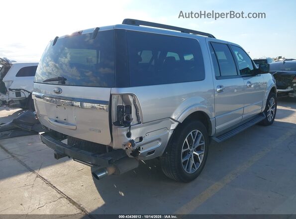 1FMJK1HT7GEF17078 2016 FORD EXPEDITION EL Серебряный Задняя правая четверть