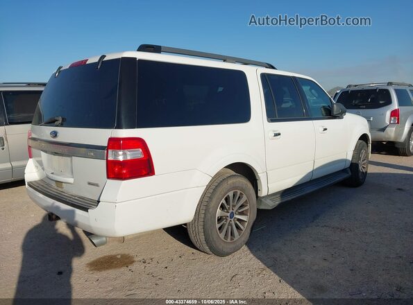 1FMJK1JT2GEF08671 2016 FORD EXPEDITION EL Белый Задняя правая четверть