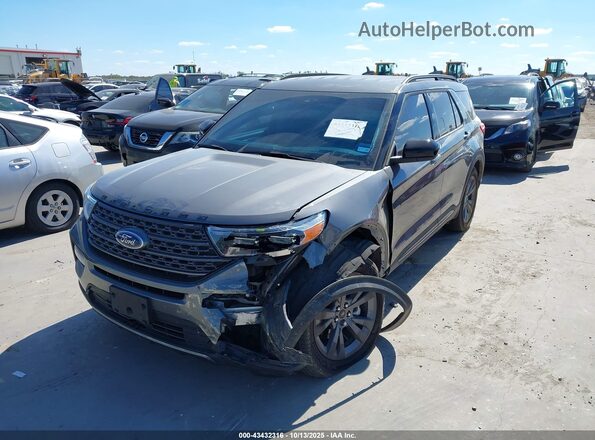 1FMSK7DH4RGA62674 2024 FORD FORD EXPLORER Серый Передняя левая четверть