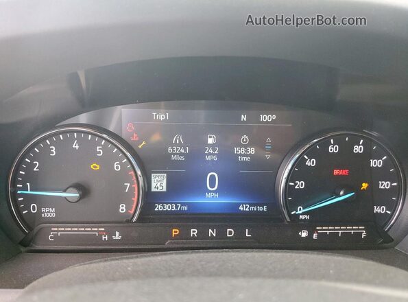 1FMSK7FH2PGC03476 2023 FORD FORD EXPLORER Silver Vista del cuadro de instrumentos