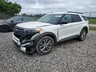 2020 Ford Explorer Xlt White vin: 1FMSK8DH2LGA75680