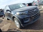 2022 Ford Explorer Xlt Black vin: 1FMSK8DH6NGA18014